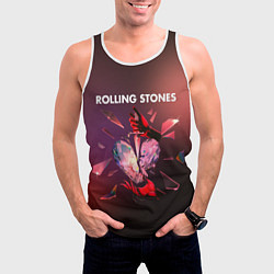 Майка-безрукавка мужская Hackney diamonds - Rolling Stones, цвет: 3D-белый — фото 2
