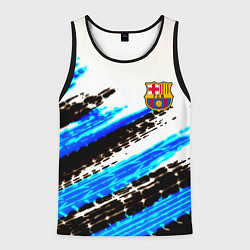 Майка-безрукавка мужская Barcelona fc club, цвет: 3D-черный