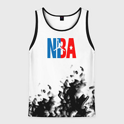 Майка-безрукавка мужская Basketball краски, цвет: 3D-черный