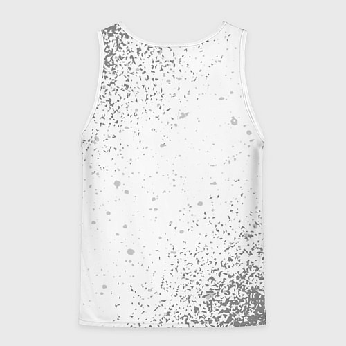 Мужская майка без рукавов Ростислав мужчина ну с очень большой буквы / 3D-Белый – фото 2