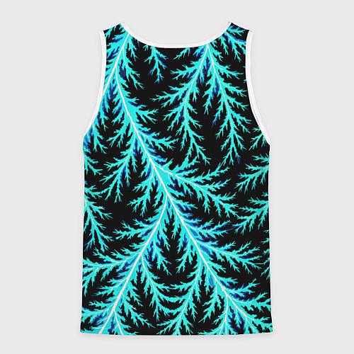 Мужская майка без рукавов Разряды электричества Tie Dye / 3D-Белый – фото 2