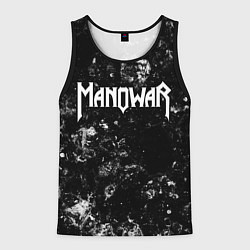 Майка-безрукавка мужская Manowar black ice, цвет: 3D-черный