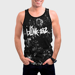 Майка-безрукавка мужская Blink 182 black ice, цвет: 3D-черный — фото 2