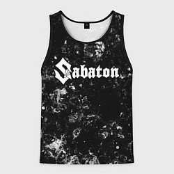 Майка-безрукавка мужская Sabaton black ice, цвет: 3D-черный