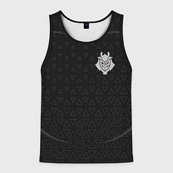 Майка-безрукавка мужская G2 triangle uniform, цвет: 3D-черный