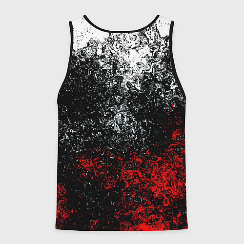 Мужская майка без рукавов Silenthill брызги красок / 3D-Черный – фото 2