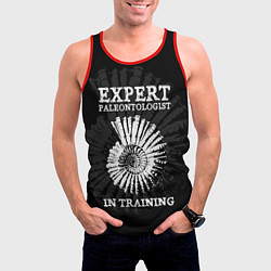 Майка-безрукавка мужская Expert paleontologist in training, цвет: 3D-красный — фото 2