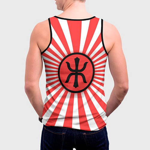 Мужская майка без рукавов Red Alert: Империя Восходящего Солнца / 3D-Черный – фото 4