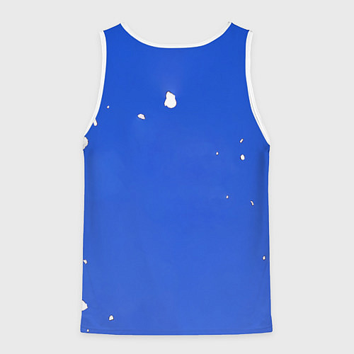 Мужская майка без рукавов Фрирен и снег / 3D-Белый – фото 2