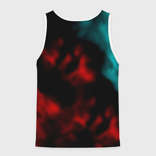 Мужская майка без рукавов Watyhunder online flame / 3D-Белый – фото 2