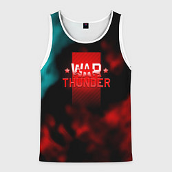 Майка-безрукавка мужская Watyhunder online flame, цвет: 3D-белый