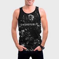 Майка-безрукавка мужская OneRepublic black ice, цвет: 3D-черный — фото 2
