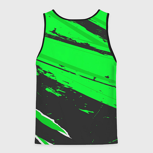 Мужская майка без рукавов Aston Villa sport green / 3D-Черный – фото 2