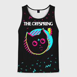 Майка-безрукавка мужская The Offspring - rock star cat, цвет: 3D-черный
