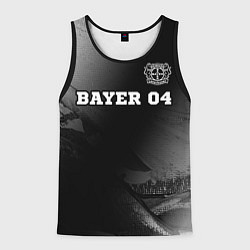 Мужская майка без рукавов Bayer 04 sport на темном фоне посередине