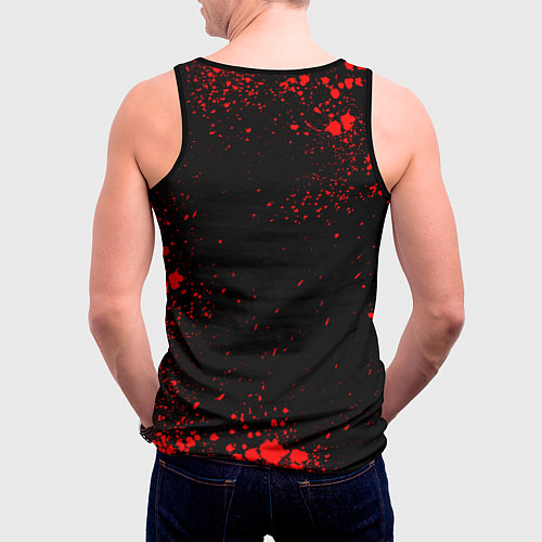 Мужская майка без рукавов Клеймо жертвы и брызги - Аниме Берсерк / 3D-Черный – фото 4