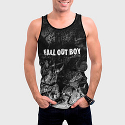 Майка-безрукавка мужская Fall Out Boy black graphite, цвет: 3D-черный — фото 2