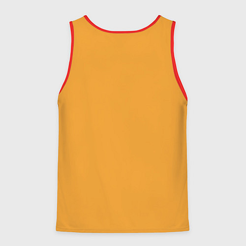 Мужская майка без рукавов Zebra head / 3D-Красный – фото 2