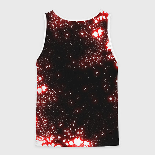 Мужская майка без рукавов Неоновое клеймо жертвы из Берсерка / 3D-Белый – фото 2