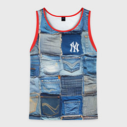 Мужская майка без рукавов Patchwork - New York yankees baseball team