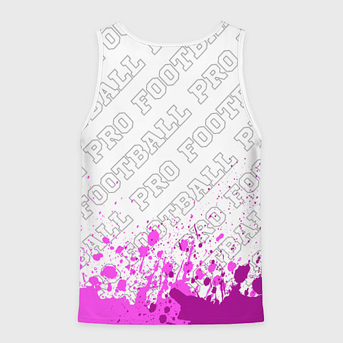 Мужская майка без рукавов PSV pro football посередине / 3D-Белый – фото 2