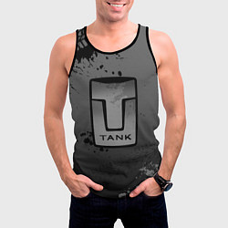 Майка-безрукавка мужская Tank, цвет: 3D-черный — фото 2