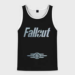 Майка-безрукавка мужская Fallout - Logo, цвет: 3D-белый