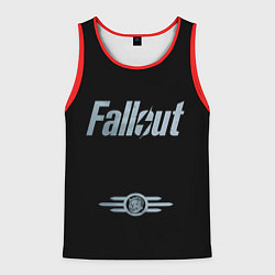 Майка-безрукавка мужская Fallout - Logo, цвет: 3D-красный