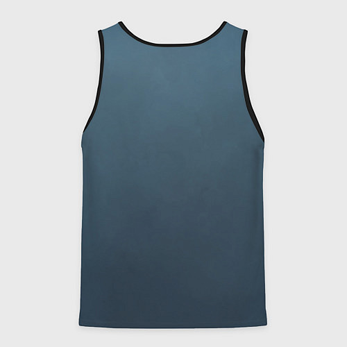 Мужская майка без рукавов Знак мира в ладони / 3D-Черный – фото 2