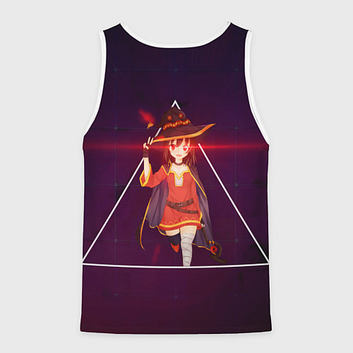 Мужская майка без рукавов Konosuba Мэгумин cute / 3D-Белый – фото 2