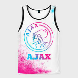 Мужская майка без рукавов Ajax neon gradient style