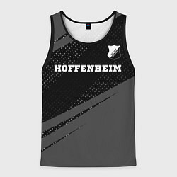 Мужская майка без рукавов Hoffenheim sport на темном фоне посередине