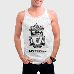 Майка-безрукавка мужская Liverpool sport на светлом фоне, цвет: 3D-белый — фото 2