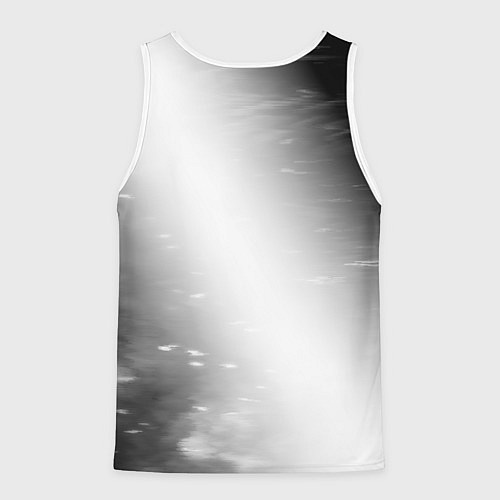 Мужская майка без рукавов Inter sport на светлом фоне / 3D-Белый – фото 2