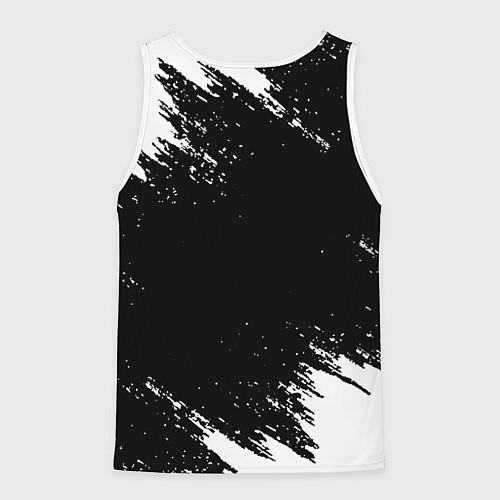 Мужская майка без рукавов Nirvana текустура краски / 3D-Белый – фото 2