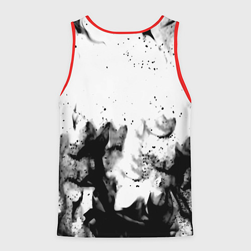 Мужская майка без рукавов Rasmus smoke steel / 3D-Красный – фото 2