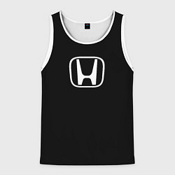 Мужская майка без рукавов Honda white logo