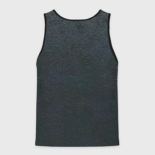 Мужская майка без рукавов Жизнь только одна / 3D-Черный – фото 2