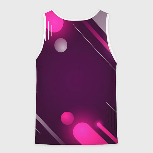 Мужская майка без рукавов Стильная сова в одежде / 3D-Белый – фото 2