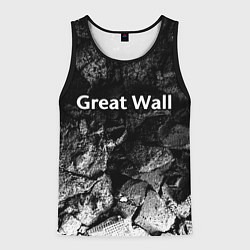 Майка-безрукавка мужская Great Wall black graphite, цвет: 3D-черный