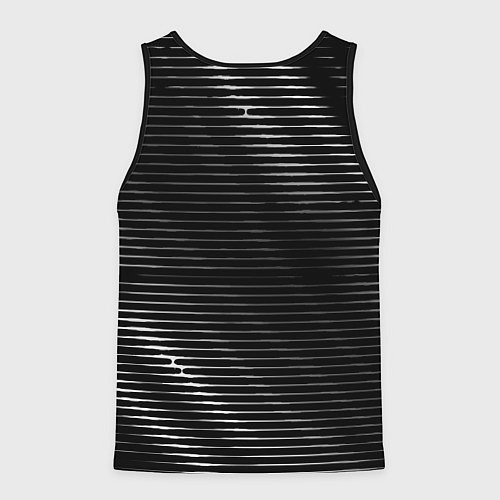 Мужская майка без рукавов FNAF metal game lines / 3D-Черный – фото 2