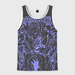 Мужская майка без рукавов Магическая битва Сукуна молнии