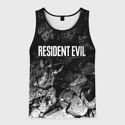 Мужская майка без рукавов Resident Evil black graphite