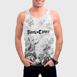 Майка-безрукавка мужская Black Clover white graphite, цвет: 3D-белый — фото 2