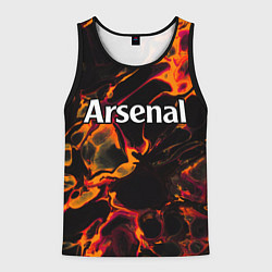 Мужская майка без рукавов Arsenal red lava