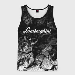 Мужская майка без рукавов Lamborghini black graphite
