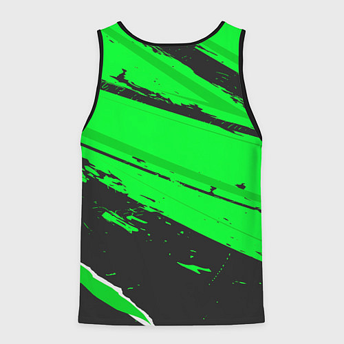Мужская майка без рукавов Lifan sport green / 3D-Черный – фото 2
