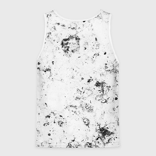 Мужская майка без рукавов Genshin Impact dirty ice / 3D-Белый – фото 2