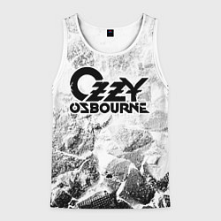 Мужская майка без рукавов Ozzy Osbourne white graphite
