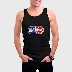Майка-безрукавка мужская NBA logo tnt, цвет: 3D-черный — фото 2